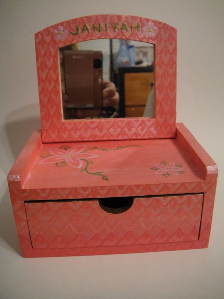 pink plastic treasure chest